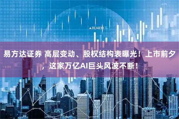 易方达证券 高层变动、股权结构表曝光！上市前夕，这家万亿AI巨头风波不断！